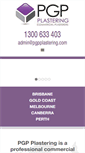 Mobile Screenshot of pgpplastering.com