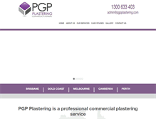 Tablet Screenshot of pgpplastering.com